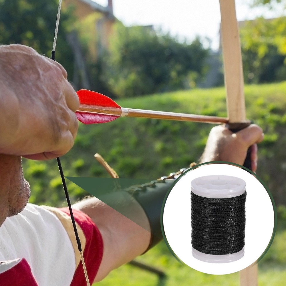 Archery Bow String Serving Thread Bowstring Thread 400D & Yellow/Black