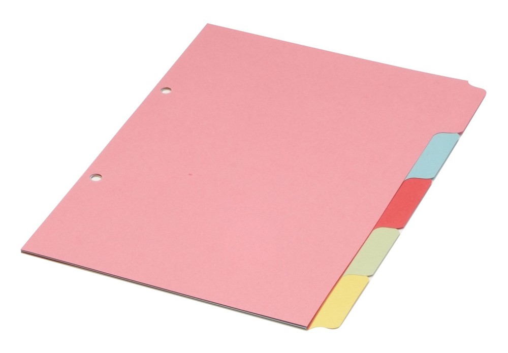Concord A5 5 Part Subject Divider 1 Multi