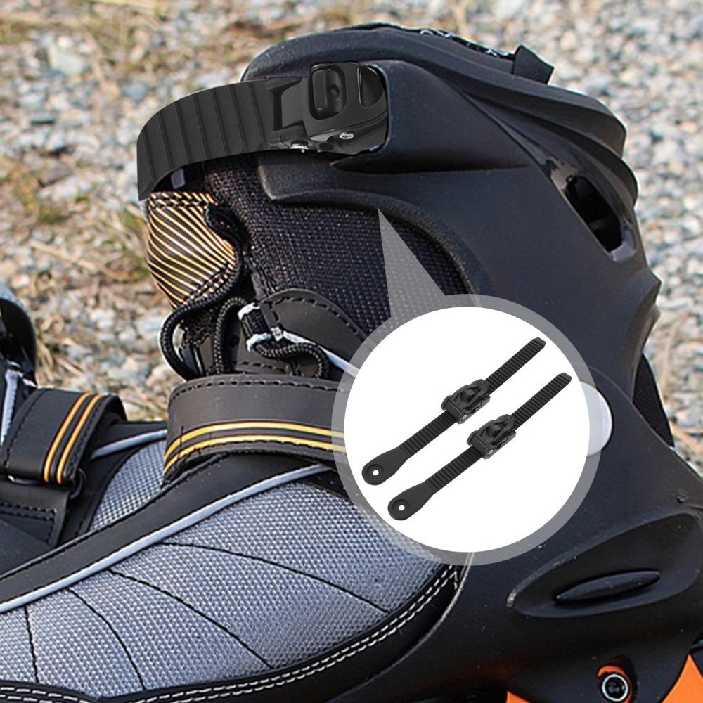 2 Sets Quad Skate Accessories Inline Roller Strap Adjustable Energy Buckle