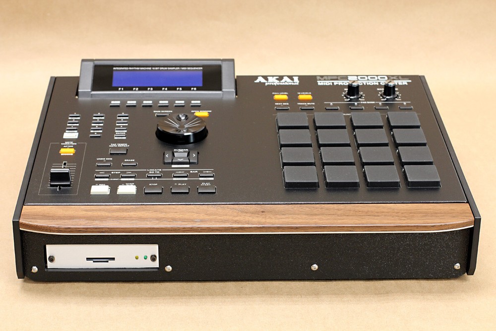 Akai MPC 2000XL Custom Black Modular with Black ABS Bezel & ATAPI Card Reader