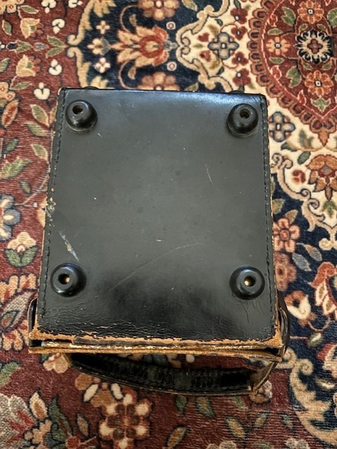 Vintage Weston Electric DC Voltmeter Zero Corrector In Leather Case 30/300