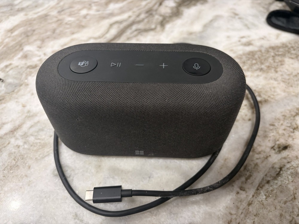 Microsoft Audio Speaker Phone & Pass-Through Charging Dock USB-C HDMI