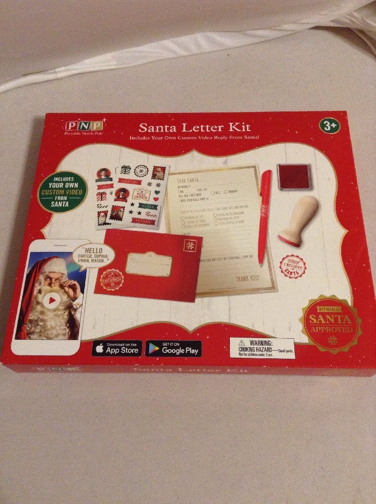 Santa Letter Kit Ages 3+ Includes Custom Video Reply From Santa!