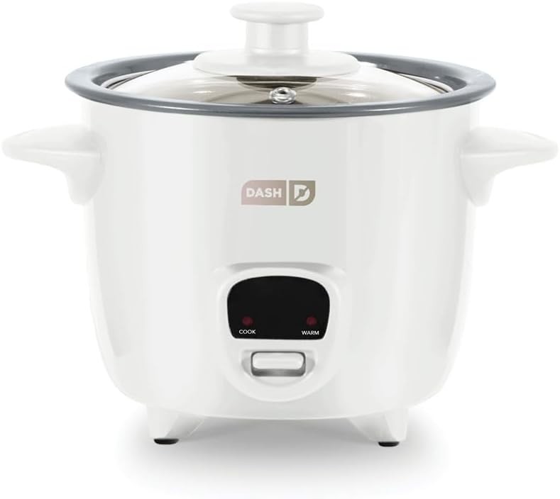 Dash Mini Ceramic Rice Cooker - Designed for Single-Serve Cooking - Compact Rice