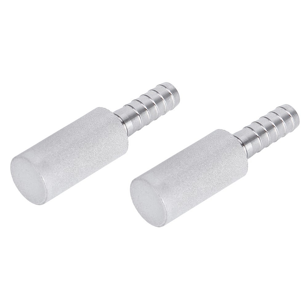 2Pcs 0.5μm Diffusion Stone Stainless Steel Aeration Stone With 1/4 Outer