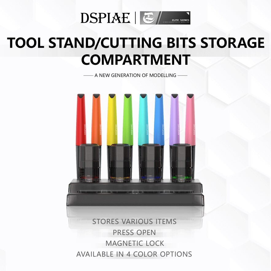 DSPIAE: Tool Stand / Bits Storage Compartments
