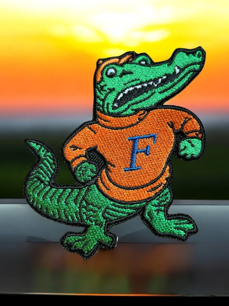 Florida Gator Embroidery Patch 3.77" X 3.77