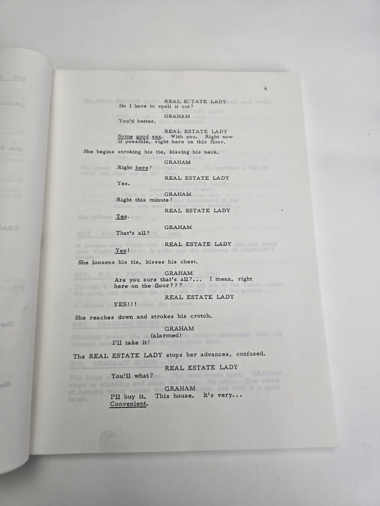 THE VAGRANT / Richard Jefferies Screenplay, Writer's Guild Script Draft