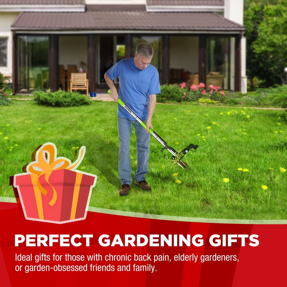 WORKPRO Stand Up Weed Puller Tool with Ergonomic 39" Long Handle Heavy Duty