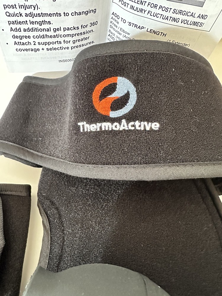 ThermoActive Cold & Hot Mobile Compression Knee Therapy Pump, Extenders