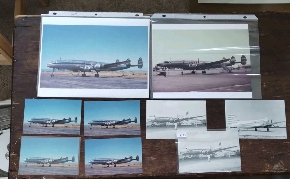 Slick Airways Lockheed L-1049 Super Constellation Desktop Model And Slick...