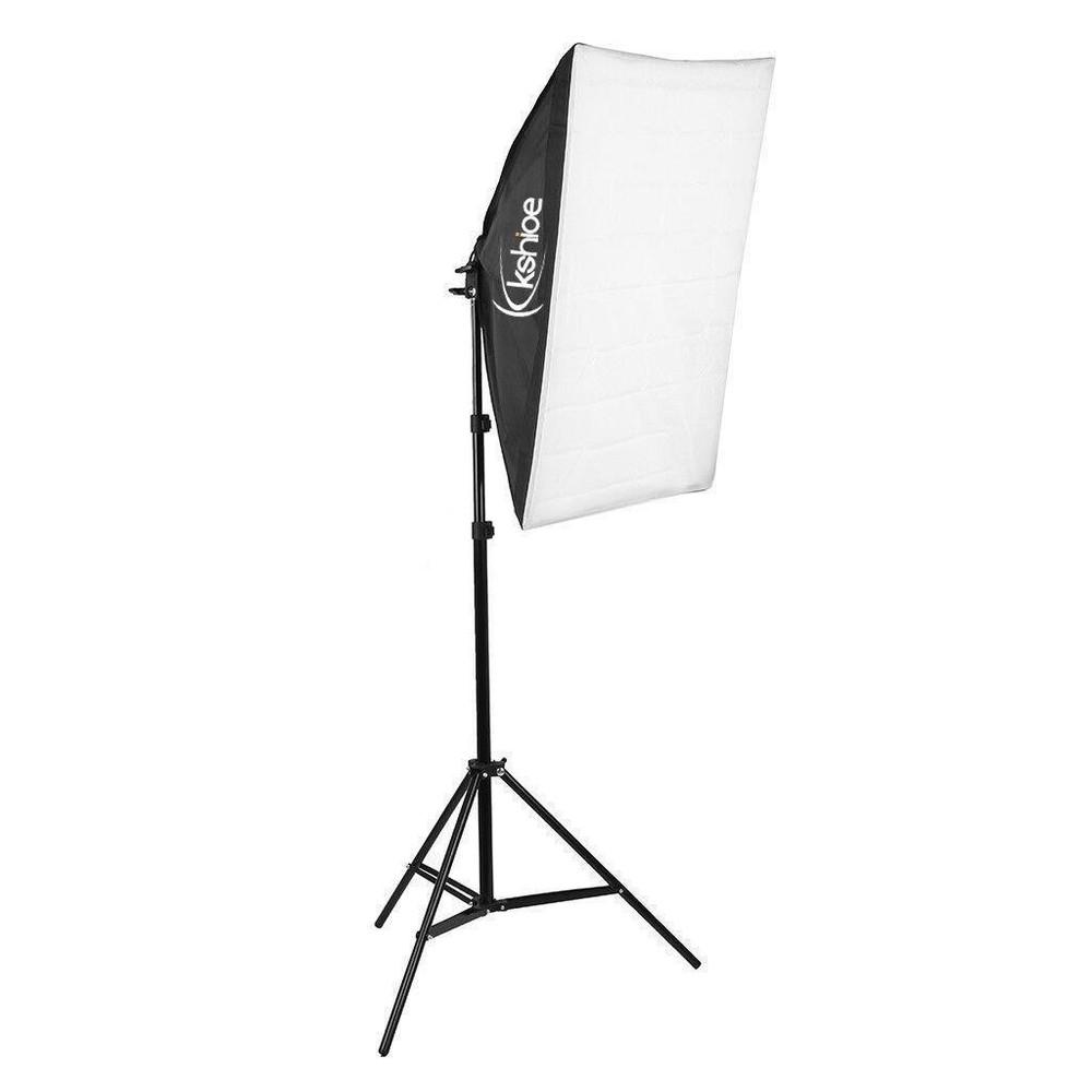 86" Photography Studio 3 Soft Box Light Stand Continuous Lighting Kit Diffuser