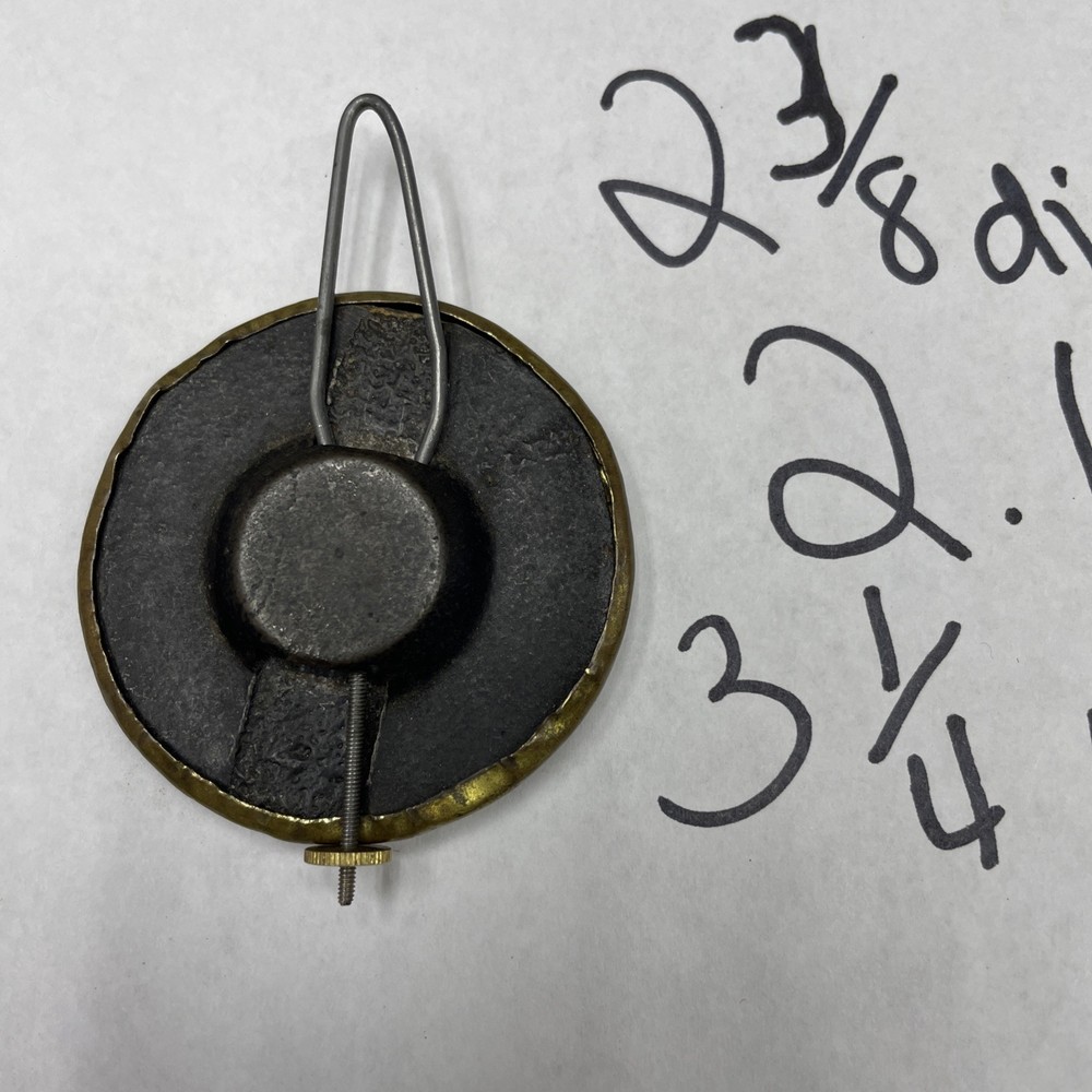Antique Pillar & Scroll OG Medallion Pendulum Bob