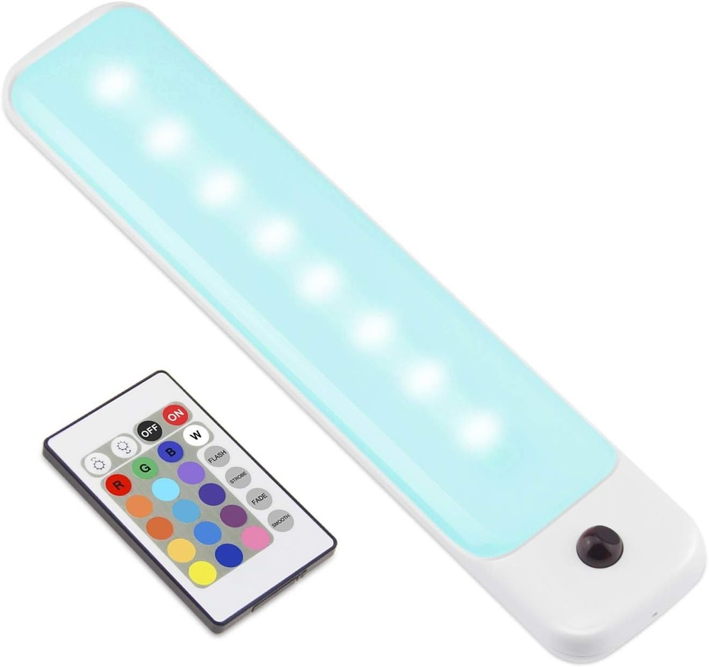 LUXSWAY Dimmable Battery-Powered Multicolor LED Light Bar