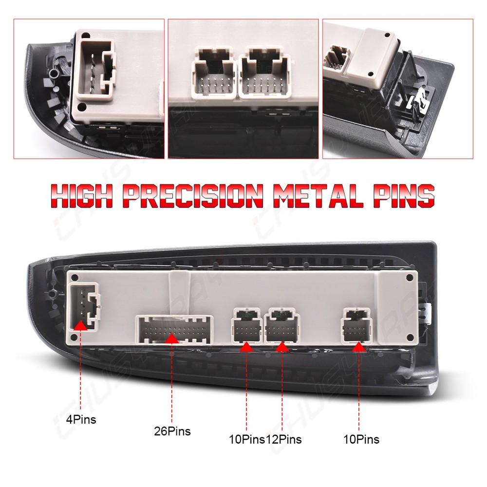 15883320 Driver Side Master Power Window Switch with Panel Assembly Compatible