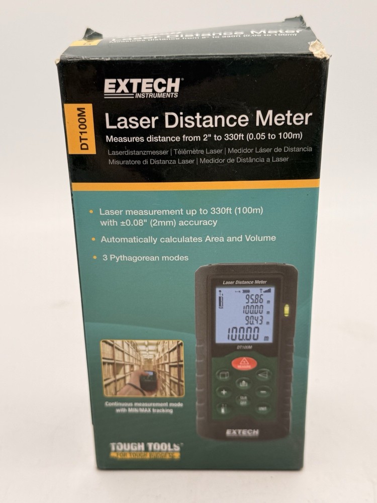 Extech DT100M: 100M Laser Distance Meter
