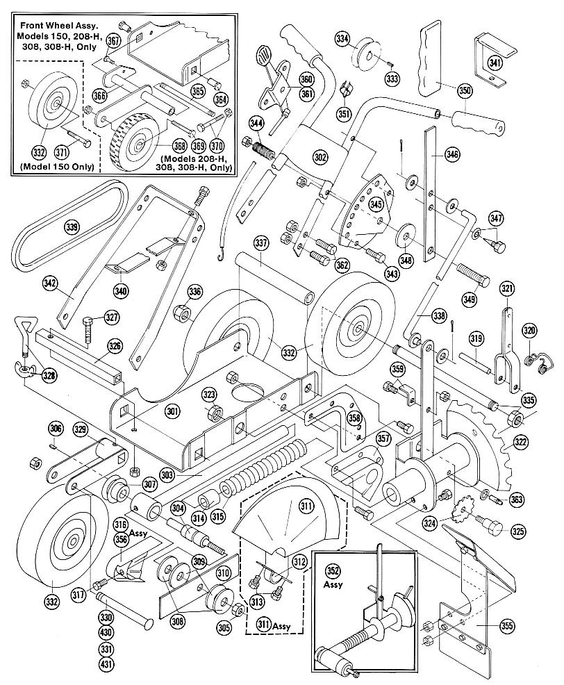 Power-Trim Edger Engine Pulley Guard Part# 357