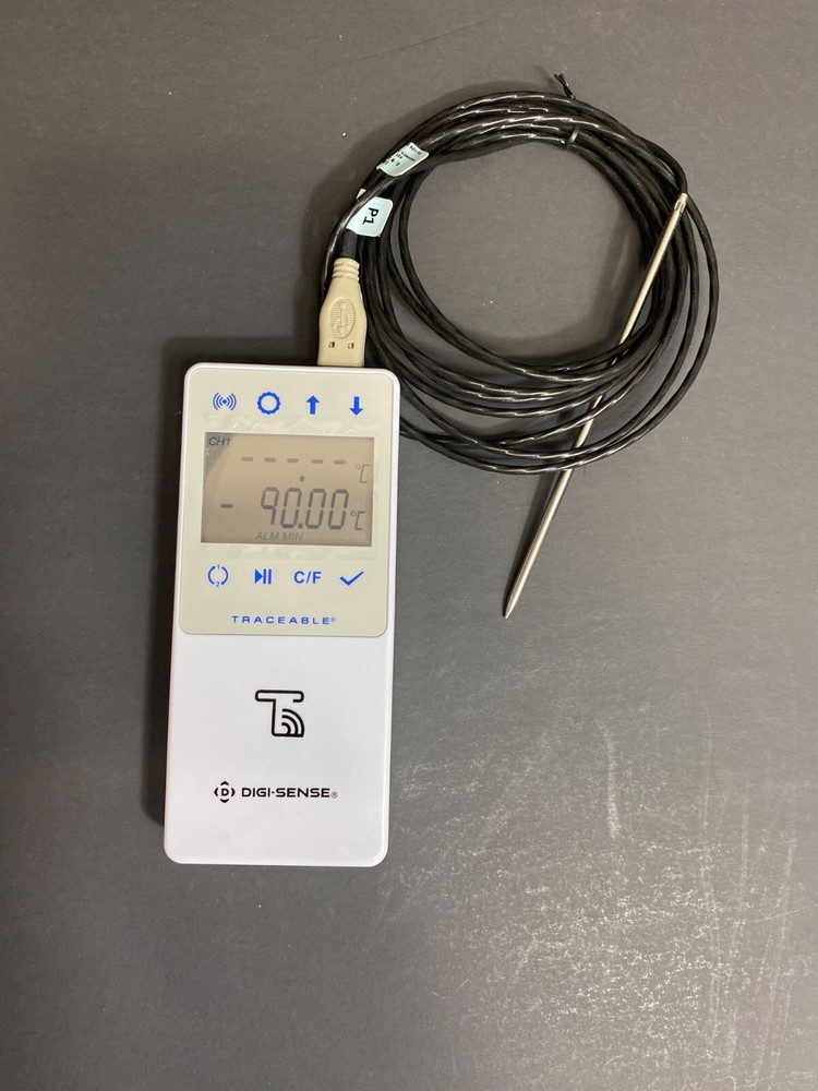 Traceable WIFI Data Logging Refrigerator Freezer Thermometer with SS Probe