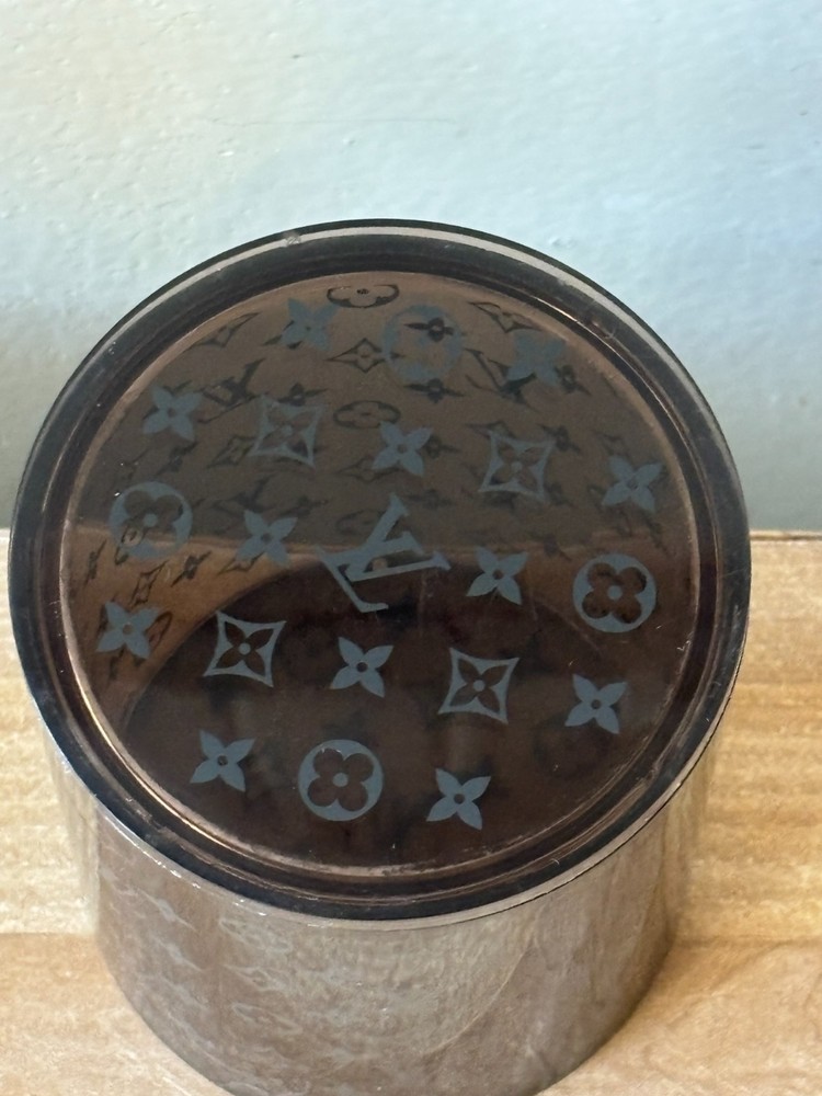 Louis Vuitton Acetate Monogram Pattern Jar