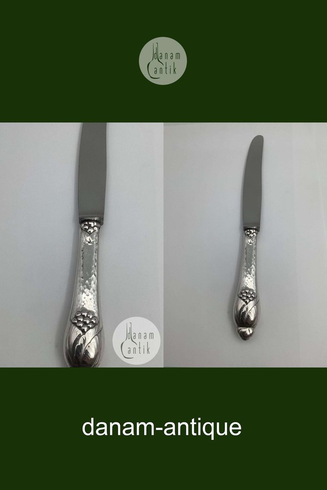 Evald Nielsen No 6 Silver Dinner knife