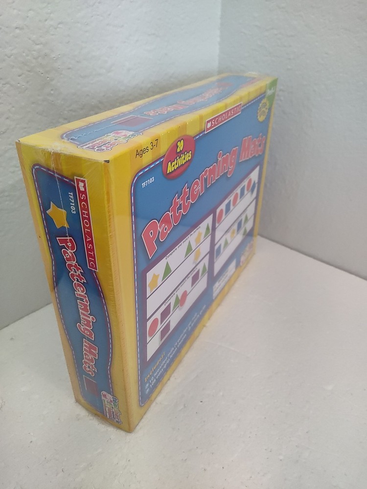 🏵️ Scholastic Patterning Mats Research Based 20 Activities 🟠