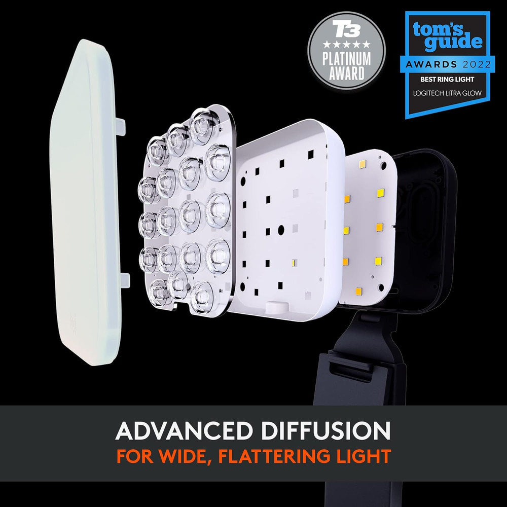 Litra Glow Premium LED Streaming Light with Truesoft- Computer Lighting for Vide