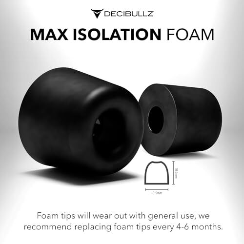 - Custom Molded Earplug Earphone and Earbud Replacement Tips 5 Pack Large