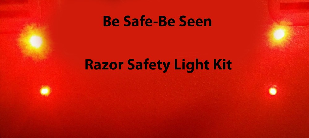 Razor controller and throttle Variable Speed Kit - Tail or Brake light AD ON KIT