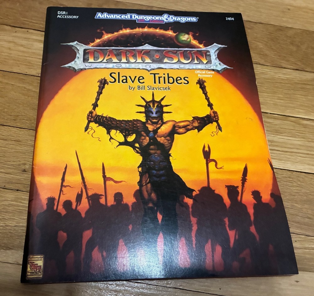Advanced Dungeons & Dragons Slave Tribes Dark Sun Original TSR
