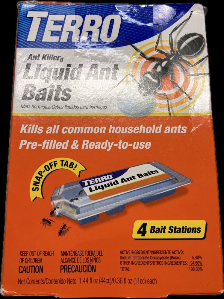 Terro Ant Killer Liquid Ant Baits  4 Bait Stations