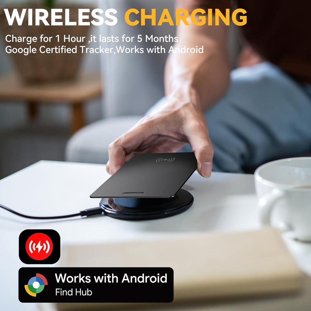 Wallet Finder for Android, Wallet Tracker Card Google Certified, 1.8Mm Thin Wire