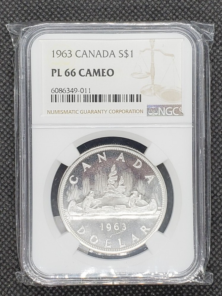 1963 Canada $1 | NGC PL66 CAMEO