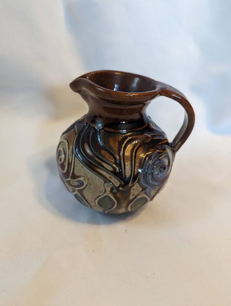 Gorgeous studio pottery pitcher - 4"