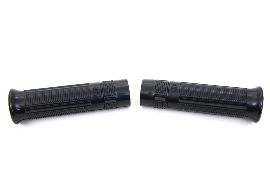 Black Beck Plastic Grip Set fits Harley Davidson