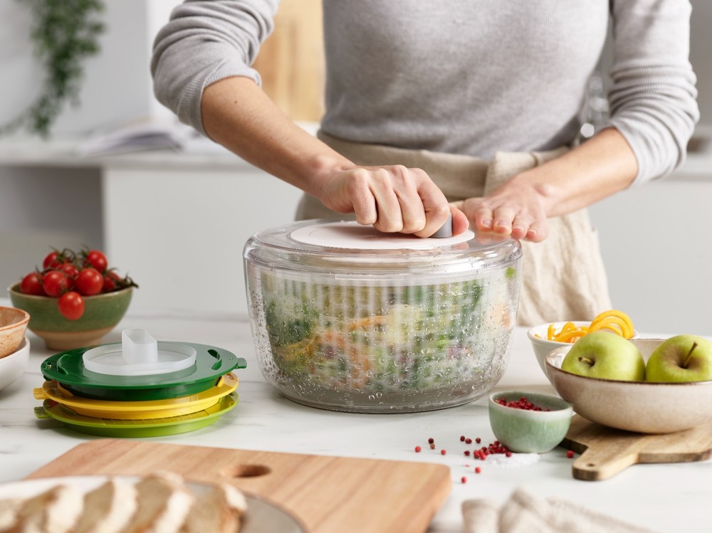 Multi-Prep 4-piece Salad Spinner & Preparation Set