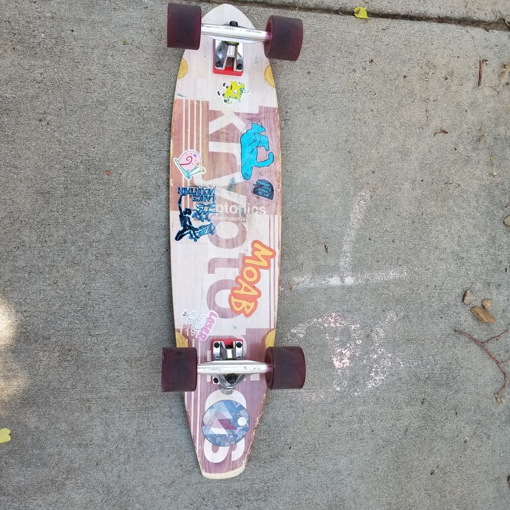 Kryptonics Longboard Cruiser Skateboard Complete 36" x 8.5"