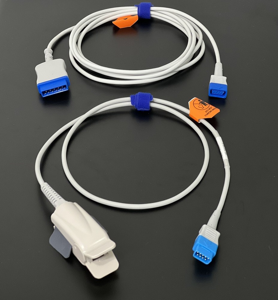 GE E-PSM Module Accessories Kit Bundle - SpO2 Adapter, Short Spo2 -Ship Same Day