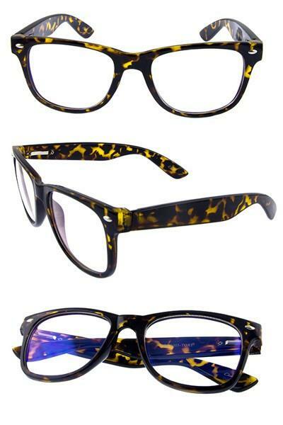Tortoise Shell Frame Blue Computer Light Blocking Eyeglasses