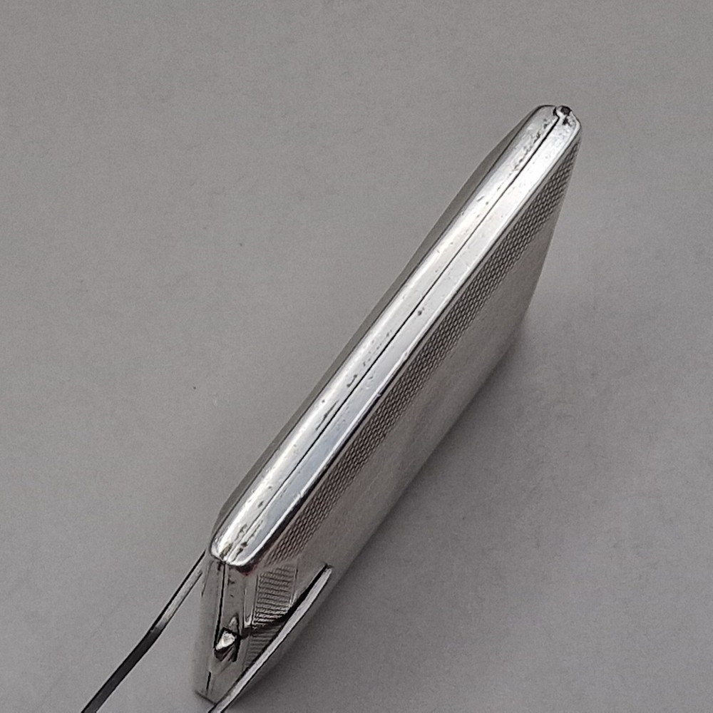 Sterling Silver Engine Turned Matchbook Case by William Neale 1925