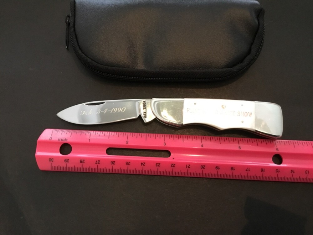 Custom Ray Cook Master Smith MOP Slipjoint Folder Folding Knife