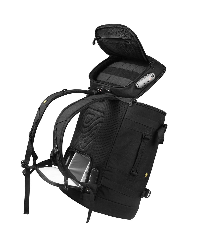 TradeSmart Range Backpack for Handguns, Ammo & Shooting Gear with 3 Lockable ...