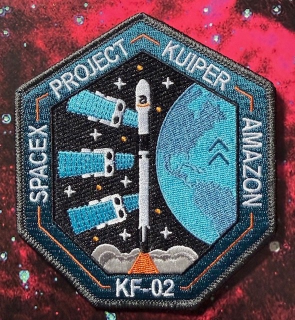 KF-02 PROJECT KUIPER AMAZON SPACEX PATCH