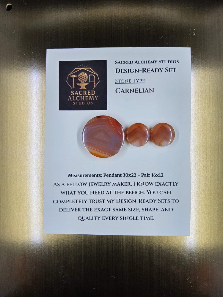 Circle Shape - Carnelian - Design-Ready Set