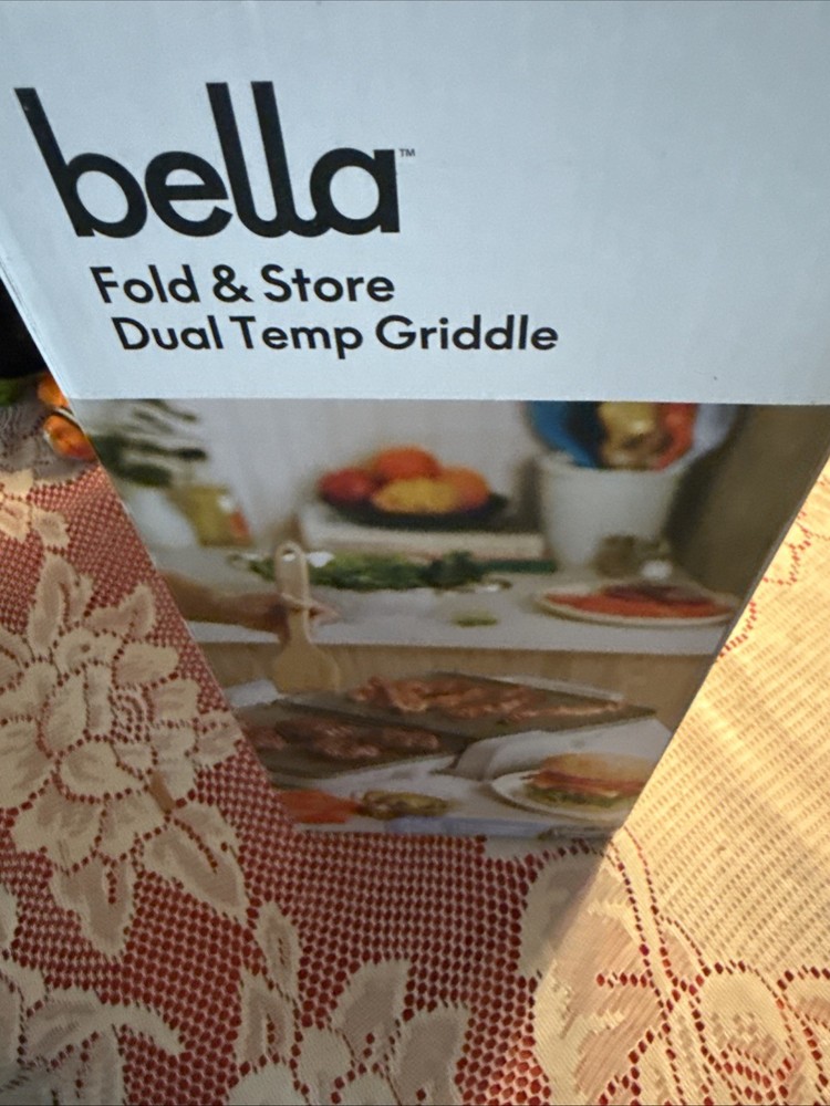 Bella Fold & Store Griddle New In Box