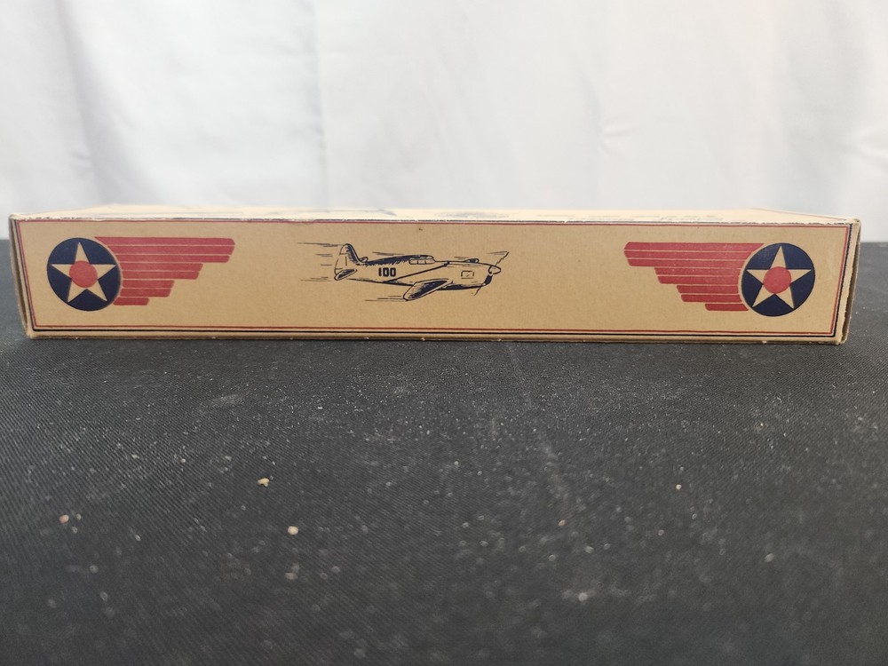 Vintage Balsa model plane kit Pacific Shelf Model Seversky P35 solid body model