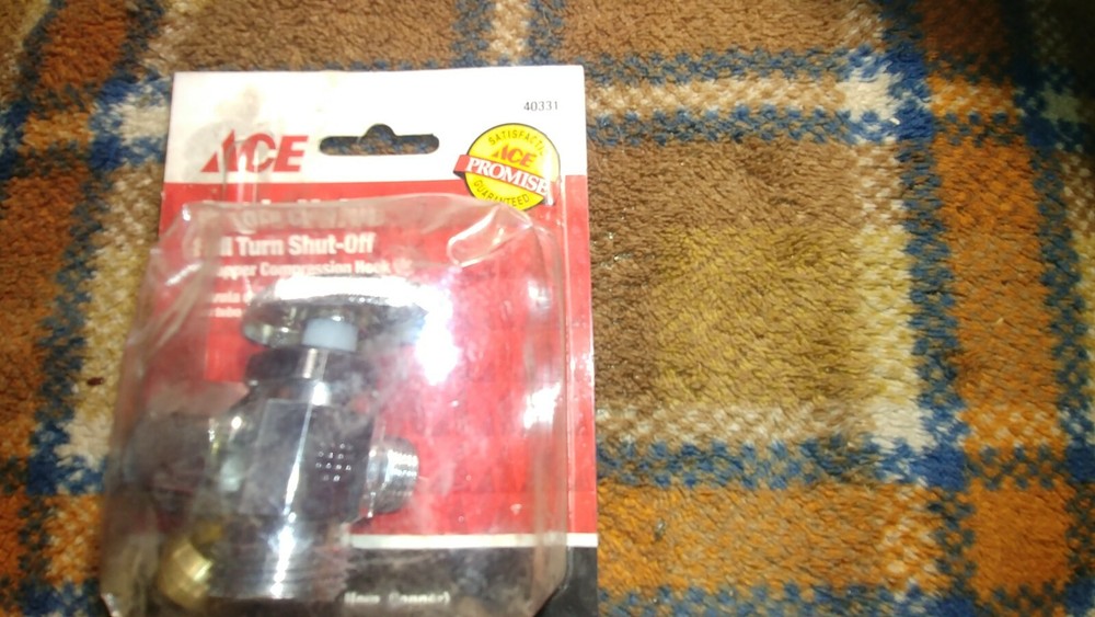 ANGLE VALVE FULL TURN SHUTOFF 40331