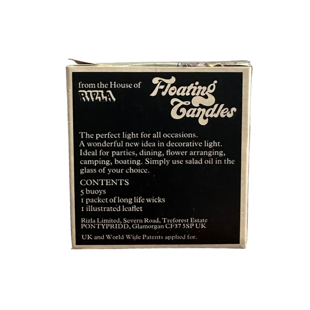 Retro Rizla Vintage Floating Candles Kit