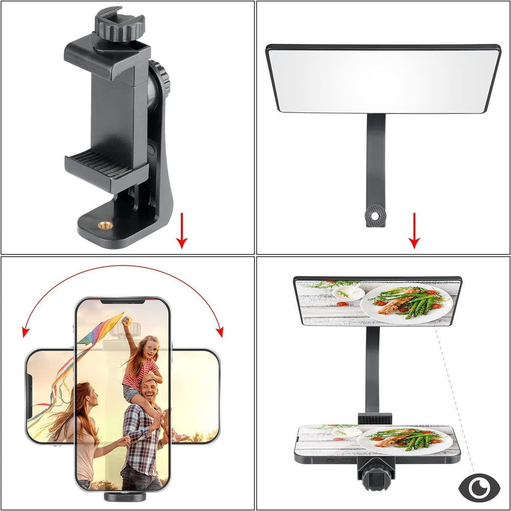 Overhead Tripod Phone Webcam Stand