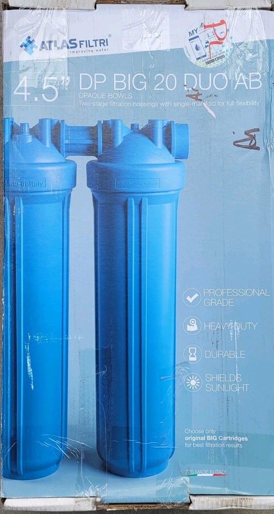 Atlas Filti Whole House / Commercial Filtration Kit #ZC1802749 DP Big 20 Duo AB