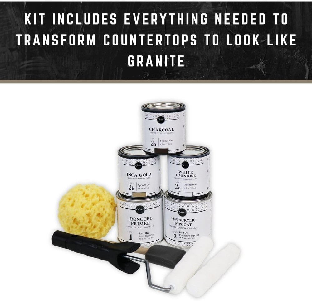 Slate Finish Granite Countertop Kit - Easy Application